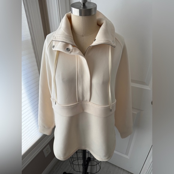 NEW Calia Scuba Anorak Tunic Light Cream Activewear - Picture 4 of 7